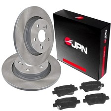 JPN Bremsscheiben 290mm Bremsbeläge Satz Hinten für TOYOTA AVENSIS T27