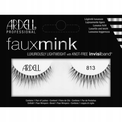 Künstliche Wimpern Faux Mink 813, Ardell, Invisiband, natürliches Volumen Look