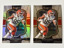 Myles Garrett 2025 Select Silver Prizm And Base Card #156