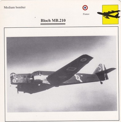 BLOCH MB.210, MEDIUM BOMBER, FRANKREICH ~ (D1 075 32-12)