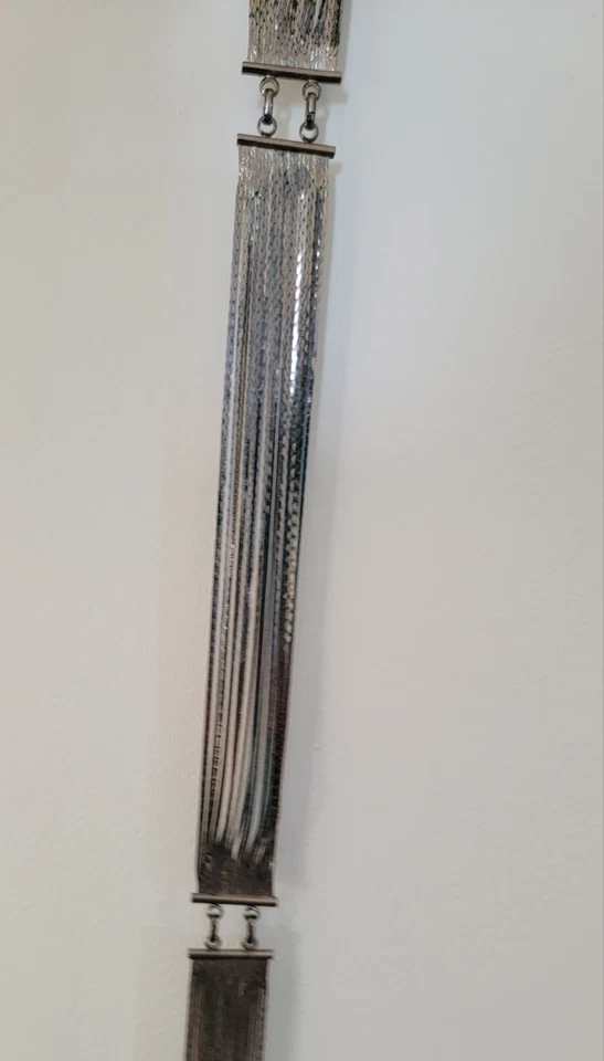 Vintage Silver Metal Mesh Necklace or Belt - Image 3 of 3