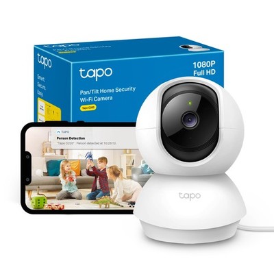 Tapo C200 1080p Schwenk-/Neige-Innenkamera, Babyphone, Mini, weiß 