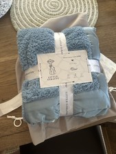 Little Giraffe baby blanket Baby Blue Luxe 29x35