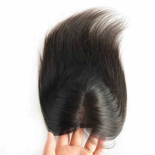 女性用、ヨーロッパ産バージンヘアの手結びスイスレーストッパークリップ - 画像4/12
