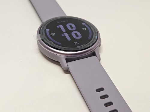 NEW Garmin Vivoactive 5 (42mm) Metallic Orchid Aluminum Bezel GPS Smartwatch - Photo 4 sur 12