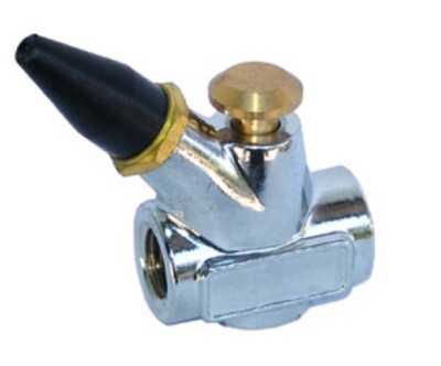 HEAVY DUTY IN-LINE AIR BLOW GUN 1/4'' NPT 90PSI COMPRESSOR RUBBER TIP HOSE #59132
