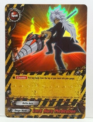 Future Card Buddyfight Lord Aura Meditation BT01/0020EN RR Danger World