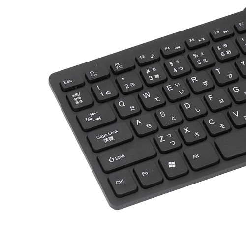 78 Key Ultra Slim Wired Keyboard Ergonomic QWERTY Layout Dual Language USB 2 AU - Picture 11 of 28