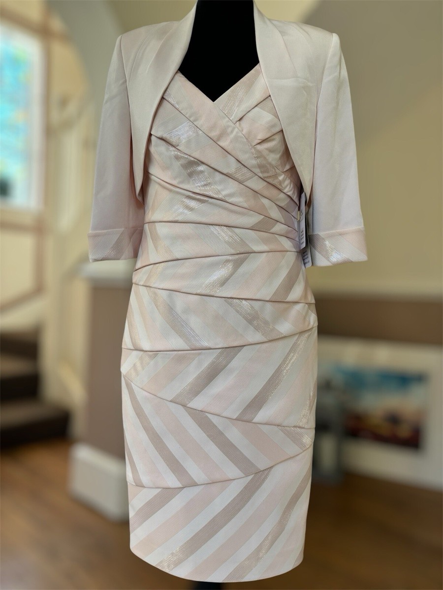 Ispirato dress and matching jacket in Blossom size 10 UK