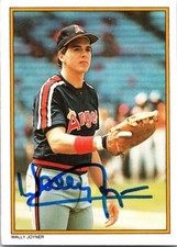 Wally Joyner autographed baseball card California Angels 1987 Topps All Star #39