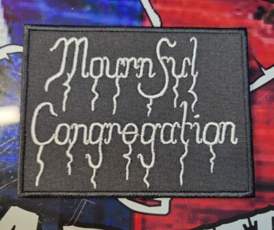 EMBROIDERED MOURNFUL CONGREGATION DOOM METAL BAND PATCH (Please Read Ad)