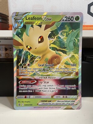 leafeon vstar pokemon card value Leafeon V Pokemon 2022 Japanese VSTAR Universe — United Kicks main image 1
