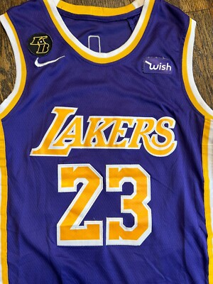 Purple Los Angeles Lakers LeBron James 23 Basketball Jersey Sz XL