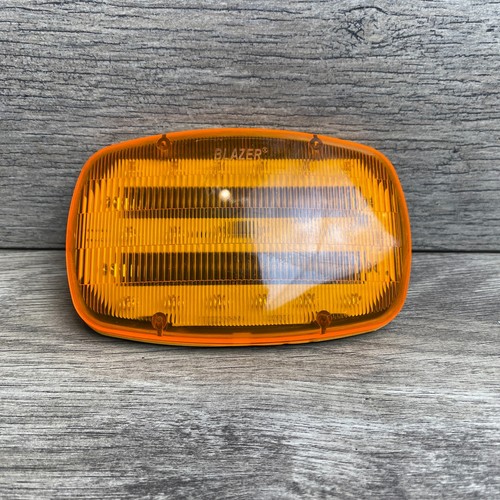 OEX Tall Amber LED Beacon 12V/24V Class 1 Magnetic Mount With Base Plate - ACX5724B - OEX