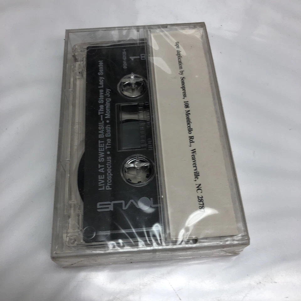 NEW Steve Lacy Sextet CASSETTE TAPE Live at Sweet Basil JAZZ Advance PROMO - Image 3 of 3