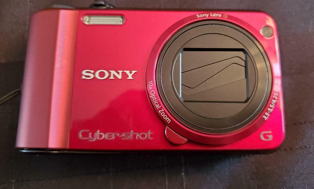 Sony Cyber-shot DSC-H70 PACKAGE 16.1MP Digital Camera Candy Red w/  accessories