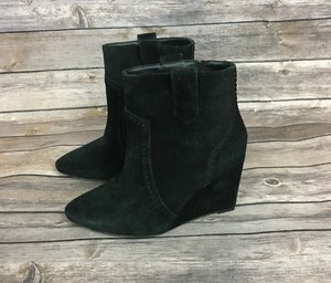 suede wedge bootie