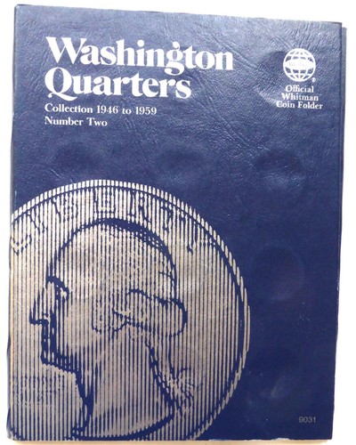 Whitman Washington Quarters Folder 1946 to 1959 - Folder Number 9031 -Quantity-1