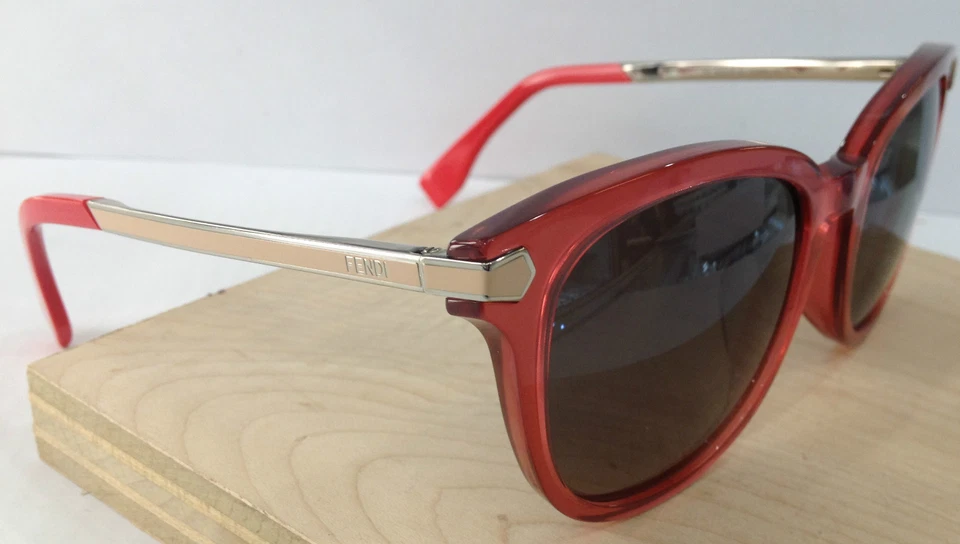 FENDI FF 0021/F/S COL 7UPR CRISTAL ROSA MARCO DE GAFAS DE SOL 53-19-140 FF0021FS Foto 3 de 4
