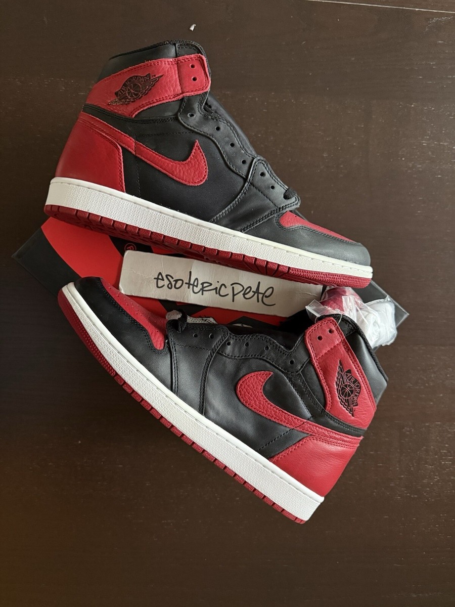 靴 Nike Air Jordan1 BRED 555088-001/2016 NEW SZ 12 AIR JORDAN 1 RETRO HIGH OG BRED 2016 555088 001 nike