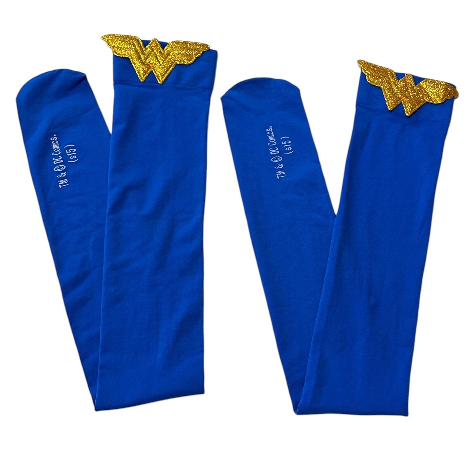 DC Comics Wonder Woman Logo Thigh High Stockings Over-the-Knee Cosplay Socks image 9