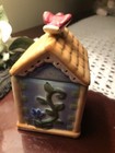 Birdhouse Ceramic Miniature Canister   Vintage — photo 3