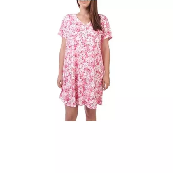 Karen Neuburger Women s Fresh Picked Floral Print Henley