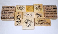 All PSX Words Sayings Rubber Stamp Lot Pixie Expressions Sets Phrase Love Friend
