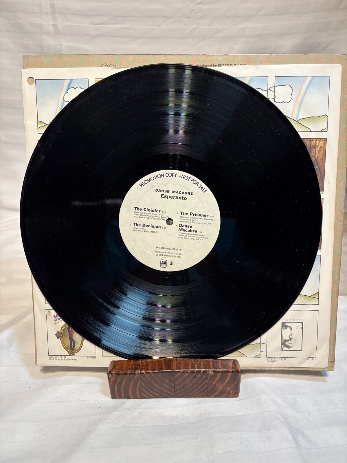 ESPERANTO-Danse Macabre-Prog. Rock A&M Records LP Vinyl Promo VG+