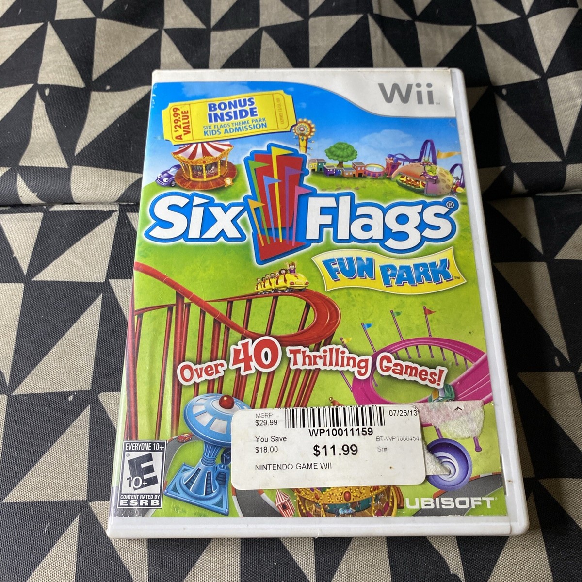 Six Flags Fun Park - Nintendo Wii Game 8888175230| eBay