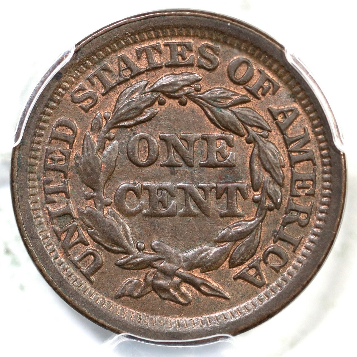 1853 N-3 PCGS MS 63 BN Braided Hair Large Cent Coin 1c | eBay