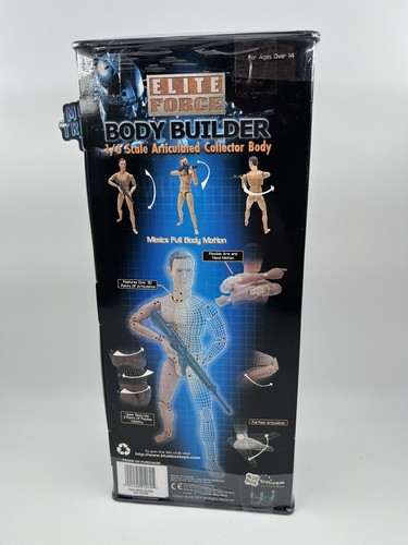 RARE 2001 Blue Box Toys Elite Force 12inch Action Figure Body Builder - Picture 4 of 8