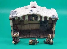 Boyds Bears Bearstone NIP: SANTA'S TOY FACTORY 2479 (Elfbeary Workshop & Bears) 