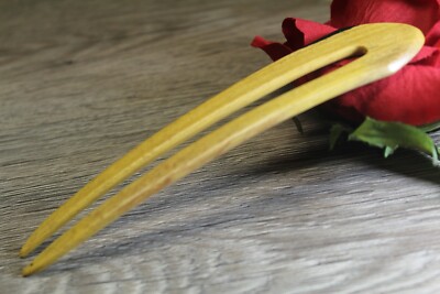 2 prongs Hair Fork Hair Stick wood Rescued Salvaged Handmade In USA 