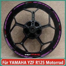 YZF R125 / Für YAMAHA YZF R125 Motorrad felgen wasserdichte Reflexion Decal