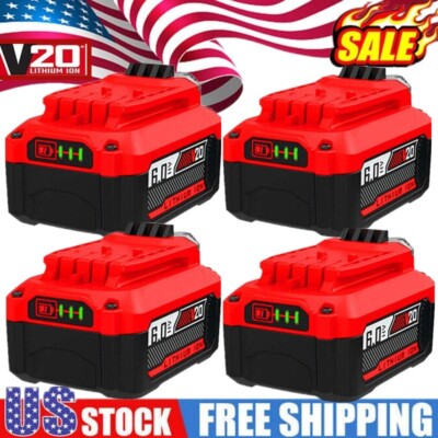 For Craftsman 6.0Ah 20 Volt 20V Max V20 Li-Ion Battery CMCB206 CMCB204 CMCB202