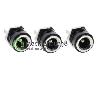 5PCS 5.5X2.1MM DC-022B DC Power Supply Jack Socket Female Panel Mount Connector