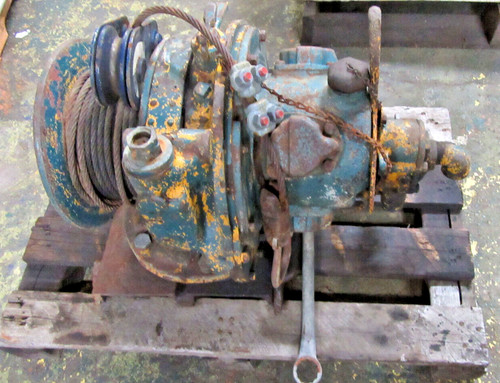 Ingersoll Rand D6U Pneumatic Single Drum Air Tugger Winch Hoist 1,000#