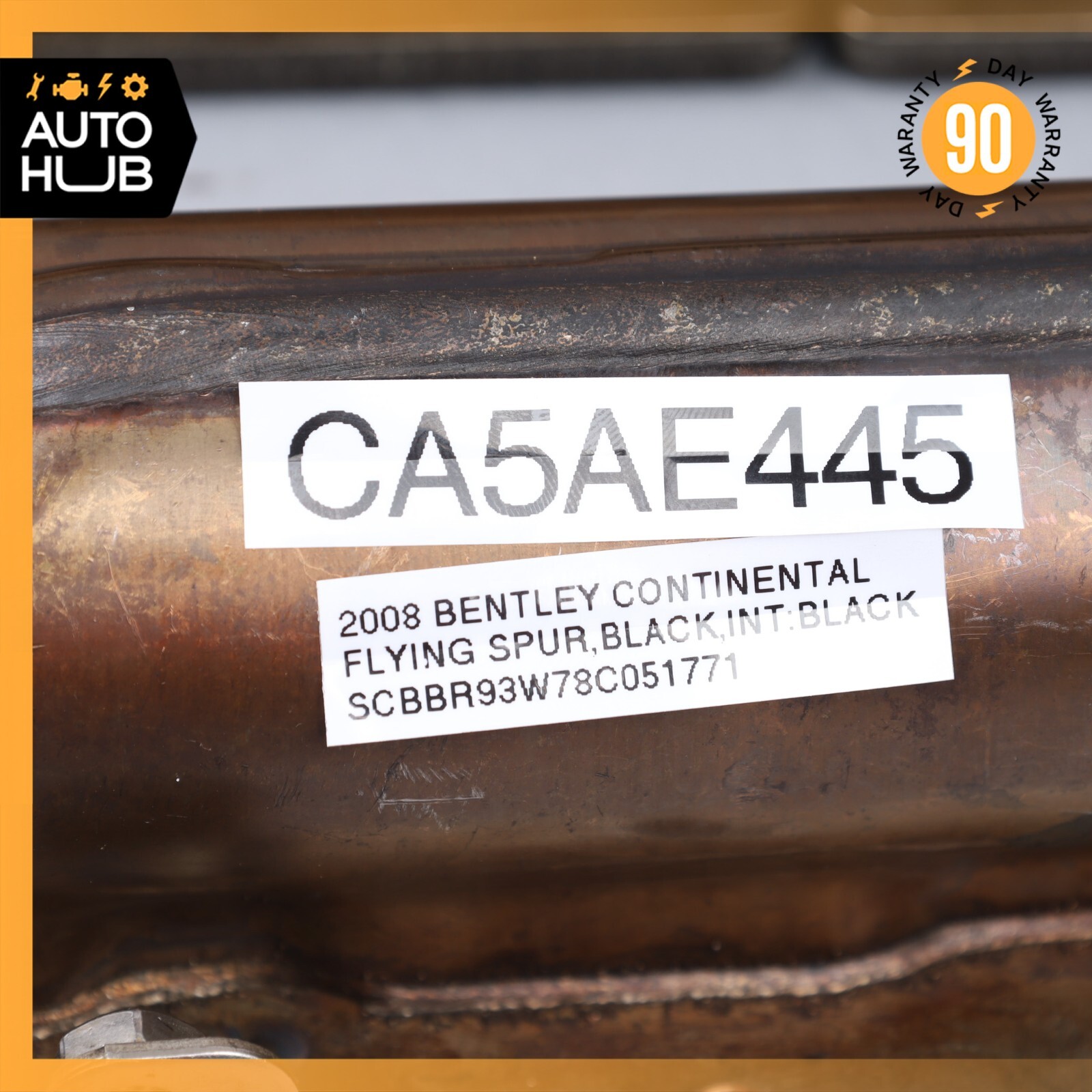 03-13 Bentley Continental Flying Spur 6.0L W12 Exhaust Manifold Set of 2 OEM