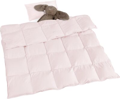 zzlamb Toddler Down Comforter All Season Blanket, Crib, Cherry Pink 