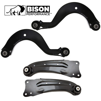 Bison Performance 4pc Rear Upper & Lower Control Lateral Arms Kit For VW Tiguan