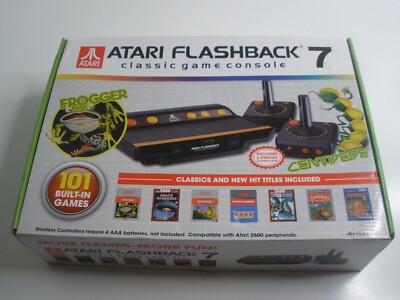 Atari Flashback 7 Classic Game Console Deluxe Plug N Play Tested