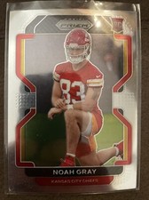 2021 Panini Prizm NFL Football Noah Gray #418 Base Rookie RC Chiefs
