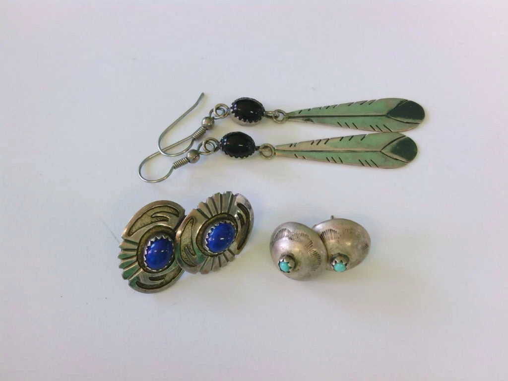 VINTAGE Native American Signed Unsigned Mixed Silver 925 Jewelry. BUY NOW