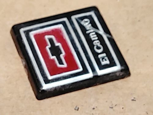 CHEVROLET EL CAMINO CIRCA AÑOS 70 TABLERO/EMBLEMA INTERIOR 1.5" (5524} - Imagen 6 de 8