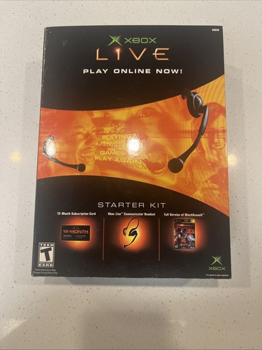 Kit de démarrage Xbox Live original avec casque et jeu vidéo Mechassault 2003 - Photo 24/24