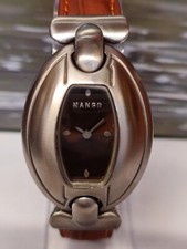 MANGO QUARTZ BROWN DIAL JAPAN WOMEN'S FULLY WORKING CONDITION VINTAGE WATCH