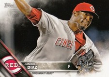 Lot of (10) 2016 Topps Mini JUMBO DIAZ Card LOT SP/1000 #462 Reds