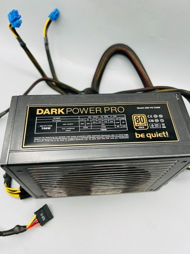 be quiet PRO BQT P9-750W 80 PLUS DARK POWER PRO 20+4 broches bloc d'alimentation PC #103 - Photo 3/3