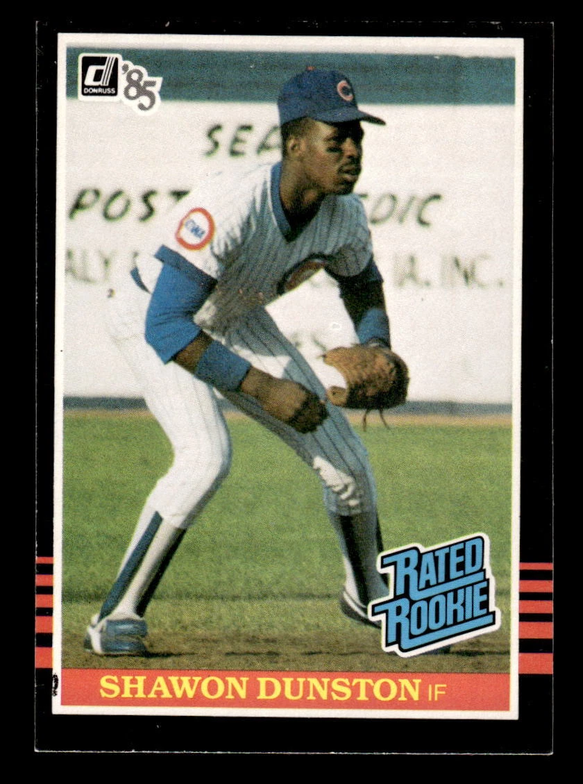 Shawon Dunston trading card